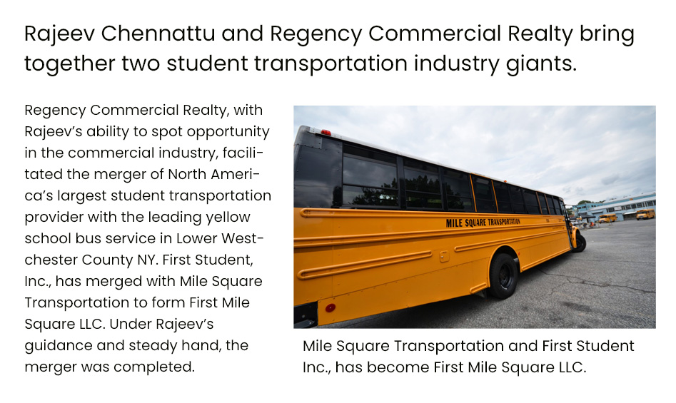 Mile Square Transportation Yellow School Bus